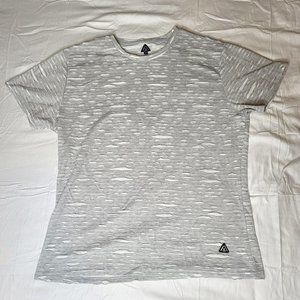 American Stitch Men's XXL Gray Destructed Short Sleeve Tshirt